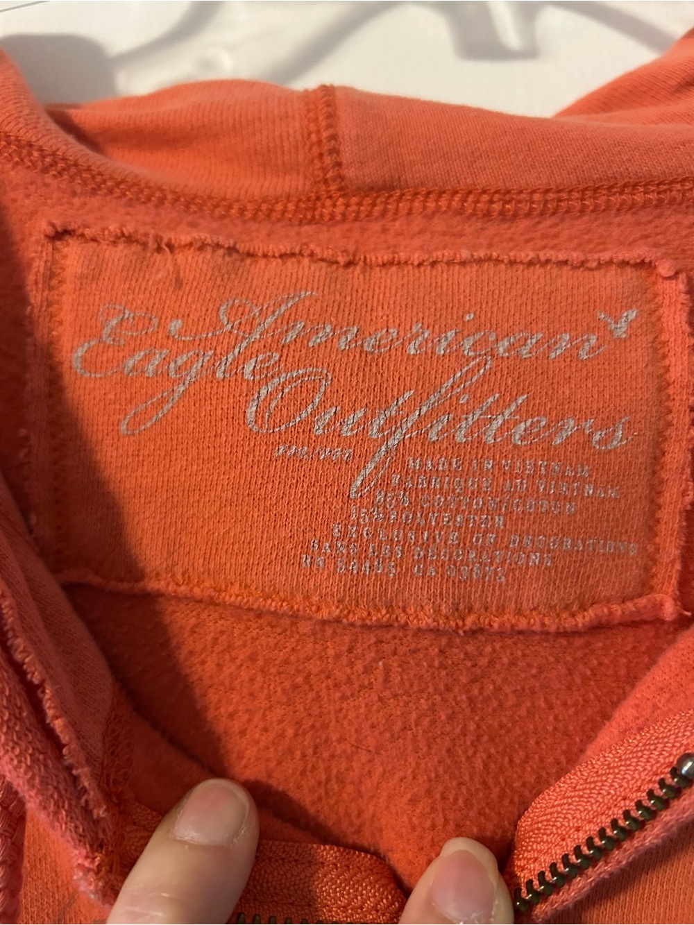American Eagle Outfitters Coral Zip Hoodie - Picture 3 of 6